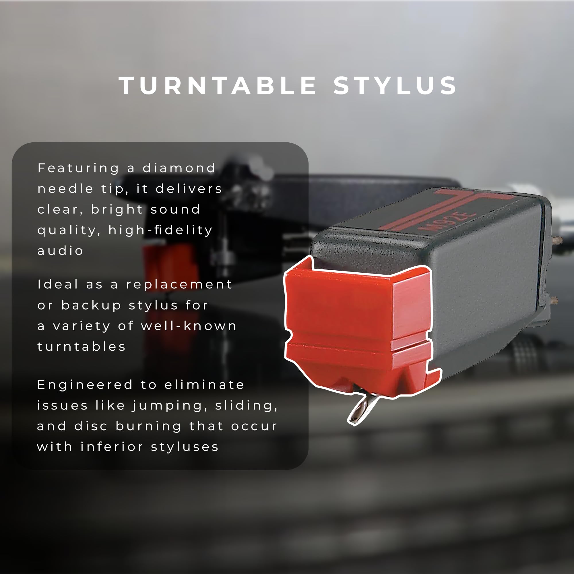 Amazon.com: TURNTABLE STYLUS Record NEEDLE Replacement for SHURE